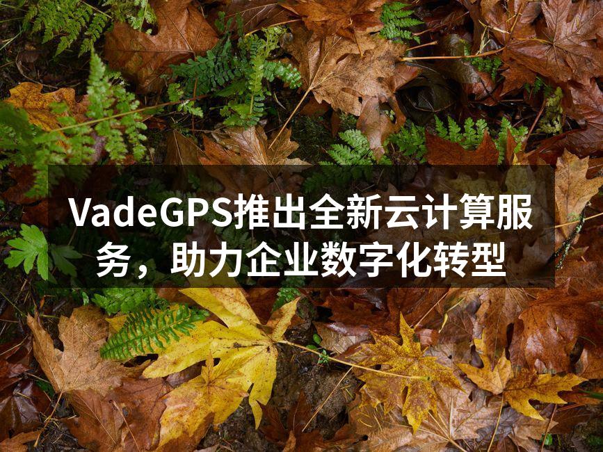 VadeGPS推出全新云计算服务,助力企